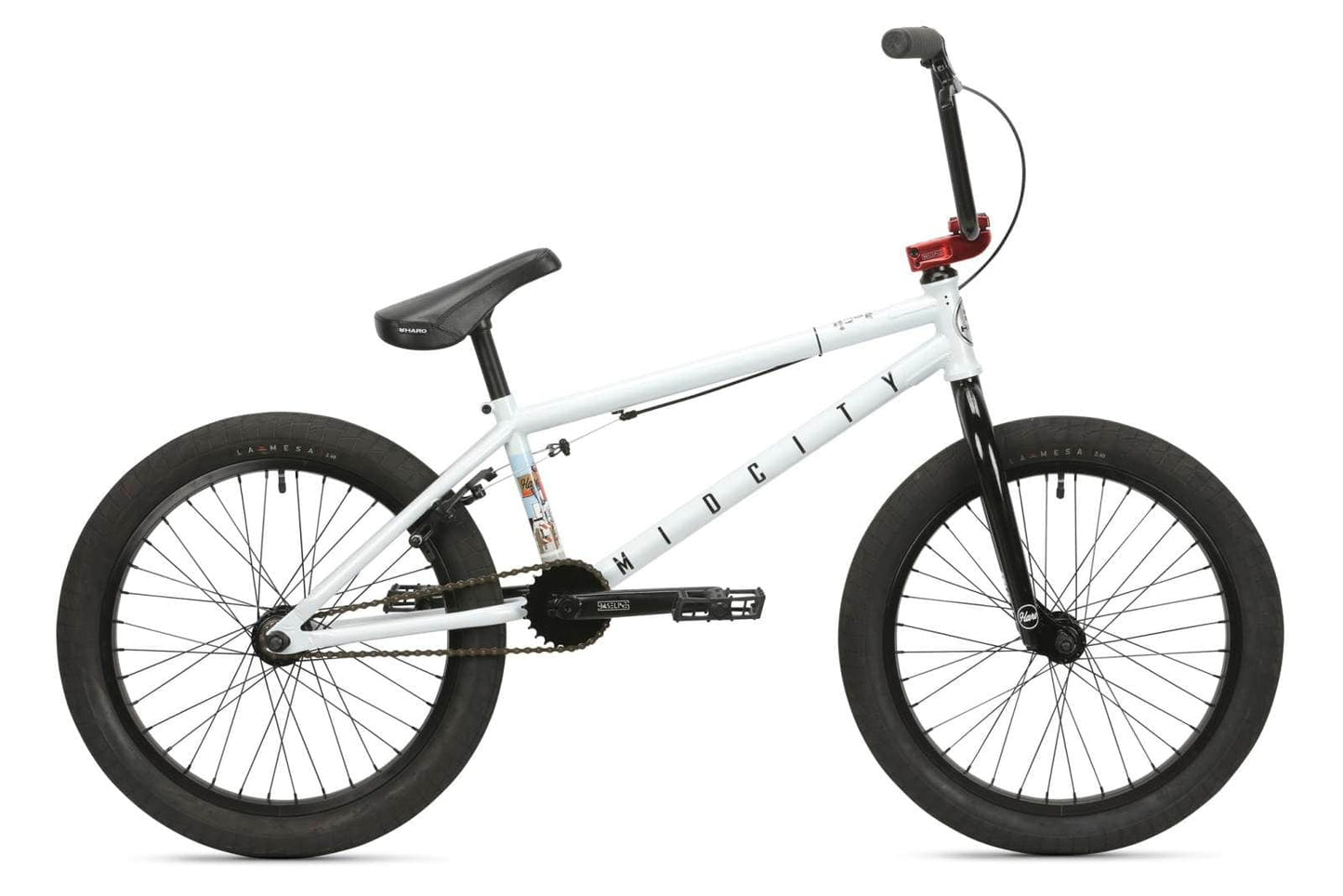 Haro BMX Bikes Pearl White / 20.75 Haro Mid City 20.75" Bike Pearl White