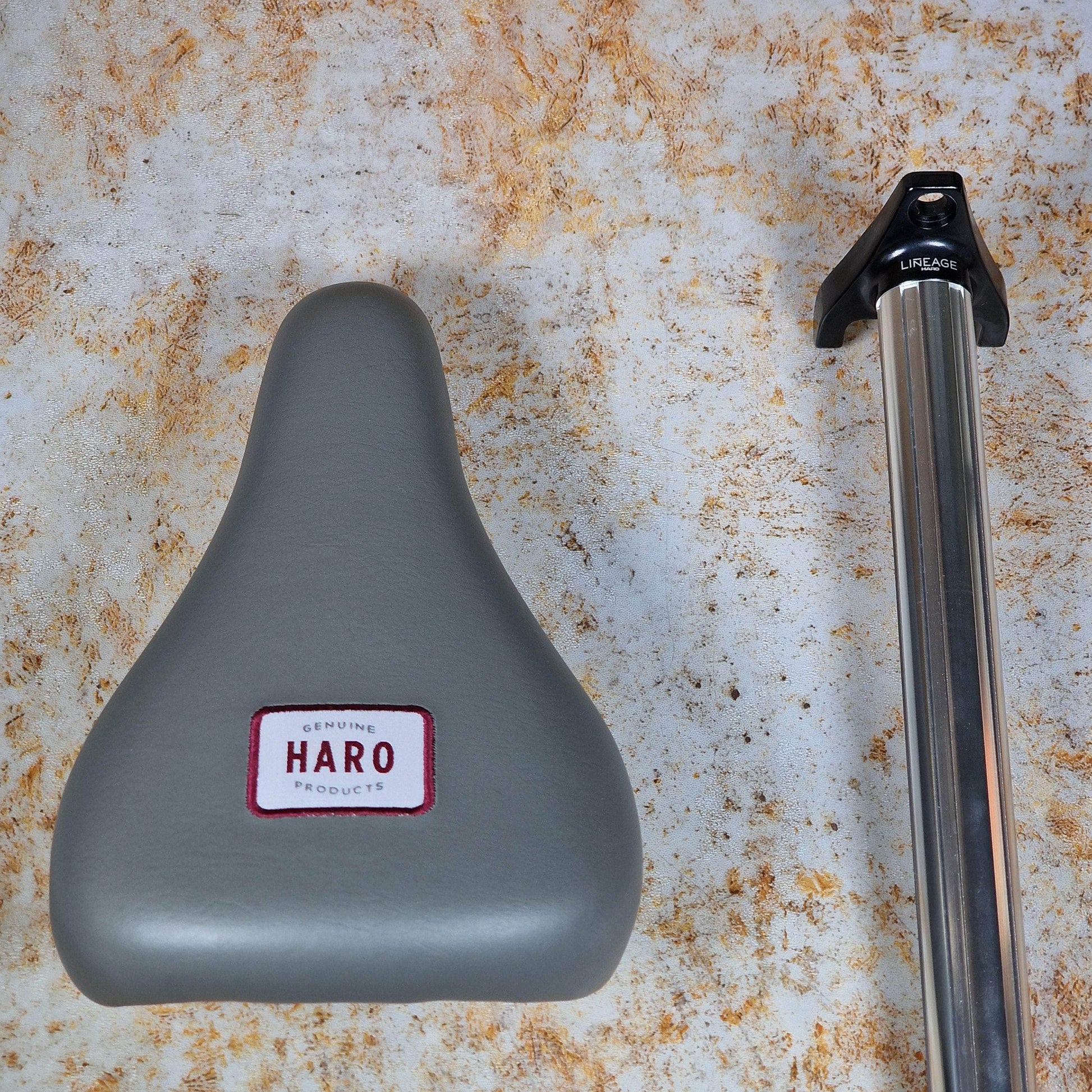 Alans BMX Silver / Grey Haro Midway Tripod Seat & Post Deal