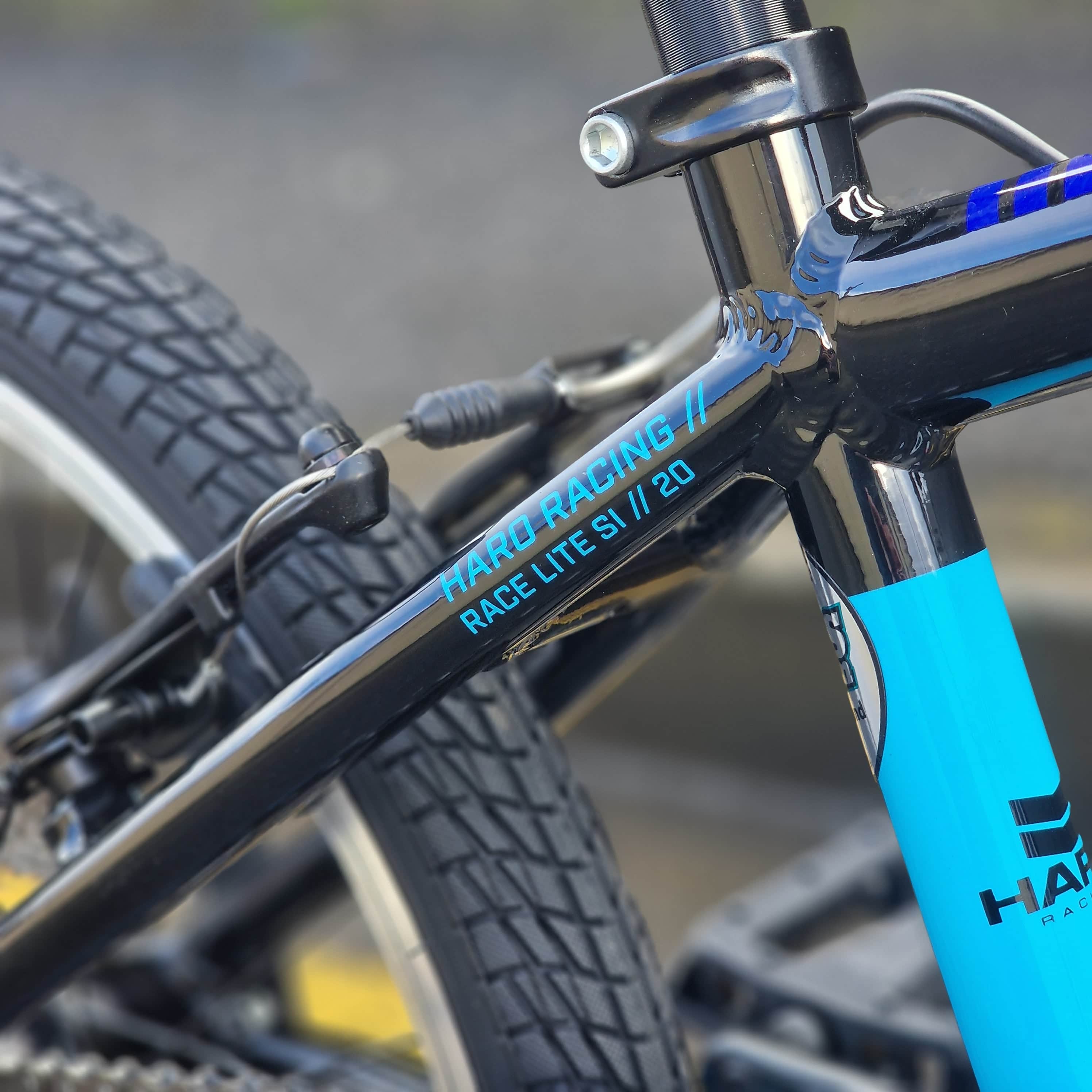 Haro SI BMX Race Bike Black / Blue | Alans BMX