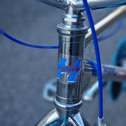 Haro Old School BMX Bikes Haro Sport Mike Dominguez 1984 Custom Bike Chrome / Blue Previously Owned