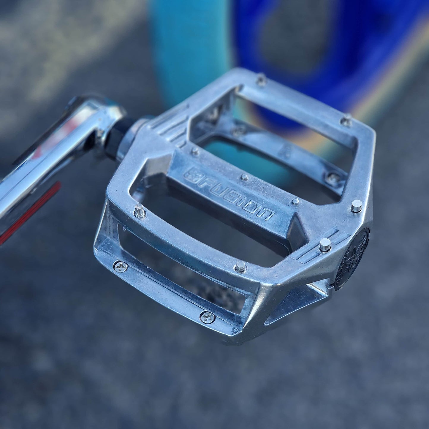 Haro Old School BMX Bikes Haro Sport Mike Dominguez 1984 Custom Bike Chrome / Blue Previously Owned