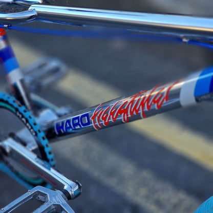 Haro Old School BMX Bikes Haro Sport Mike Dominguez 1984 Custom Bike Chrome / Blue Previously Owned