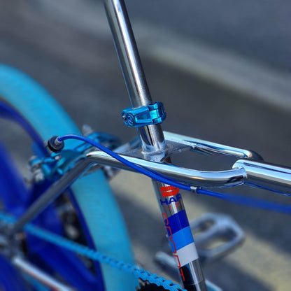 Haro Old School BMX Bikes Haro Sport Mike Dominguez 1984 Custom Bike Chrome / Blue Previously Owned