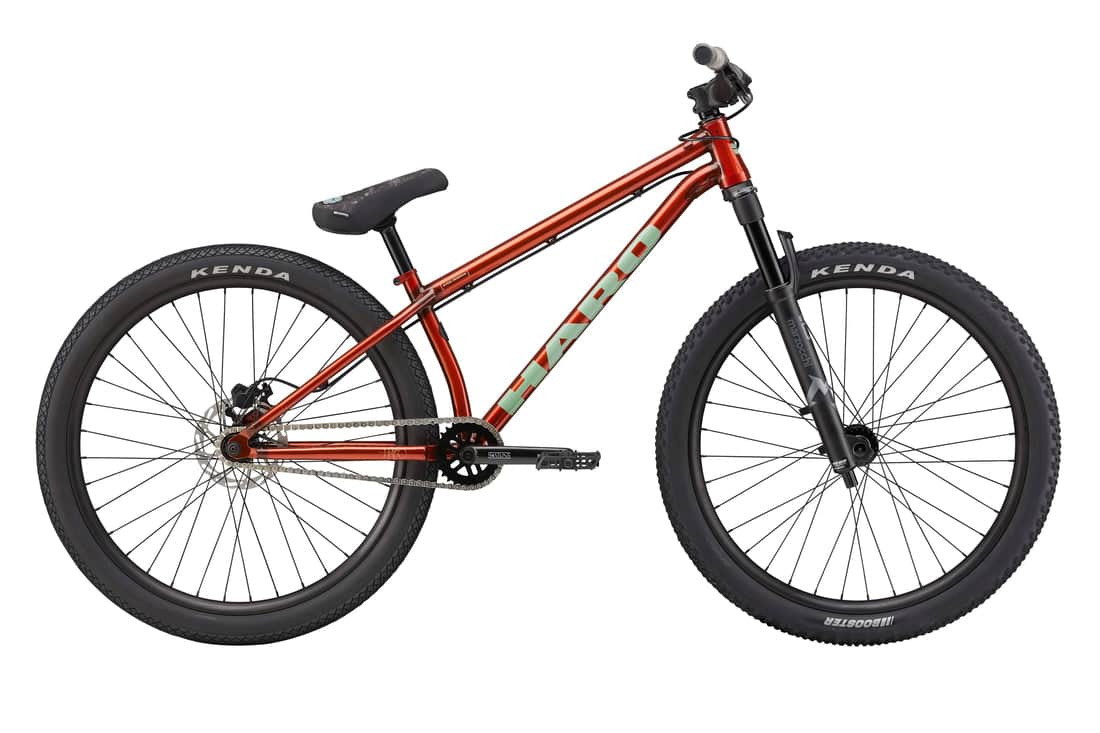 Haro Bikes Trans Orange Haro Steel Reserve TS 26" Hardtail Dirt Jump Bike Transparent Orange