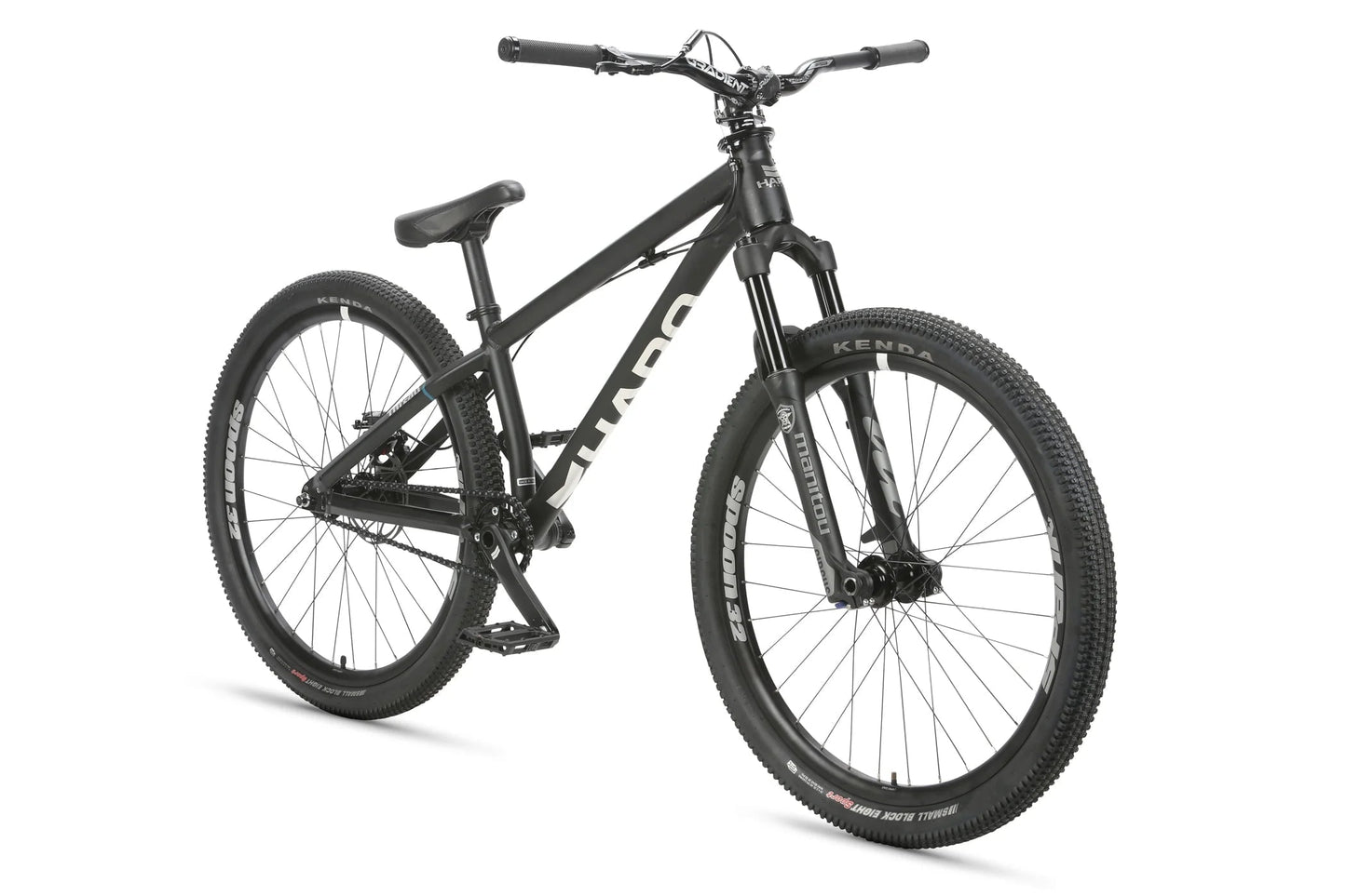 Haro Bikes Matt Black Haro Thread Two 26" Hardtail Dirt Jump Bike Black