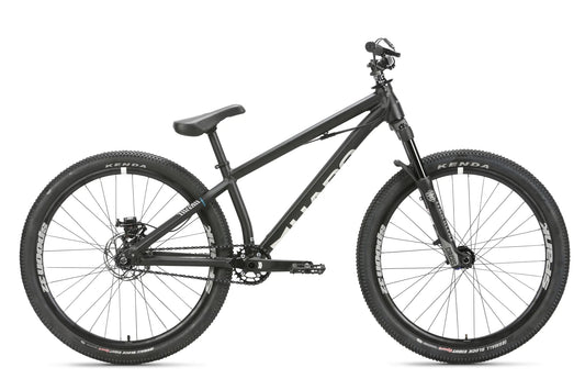 Haro Bikes Matt Black Haro Thread Two 26" Hardtail Dirt Jump Bike Black