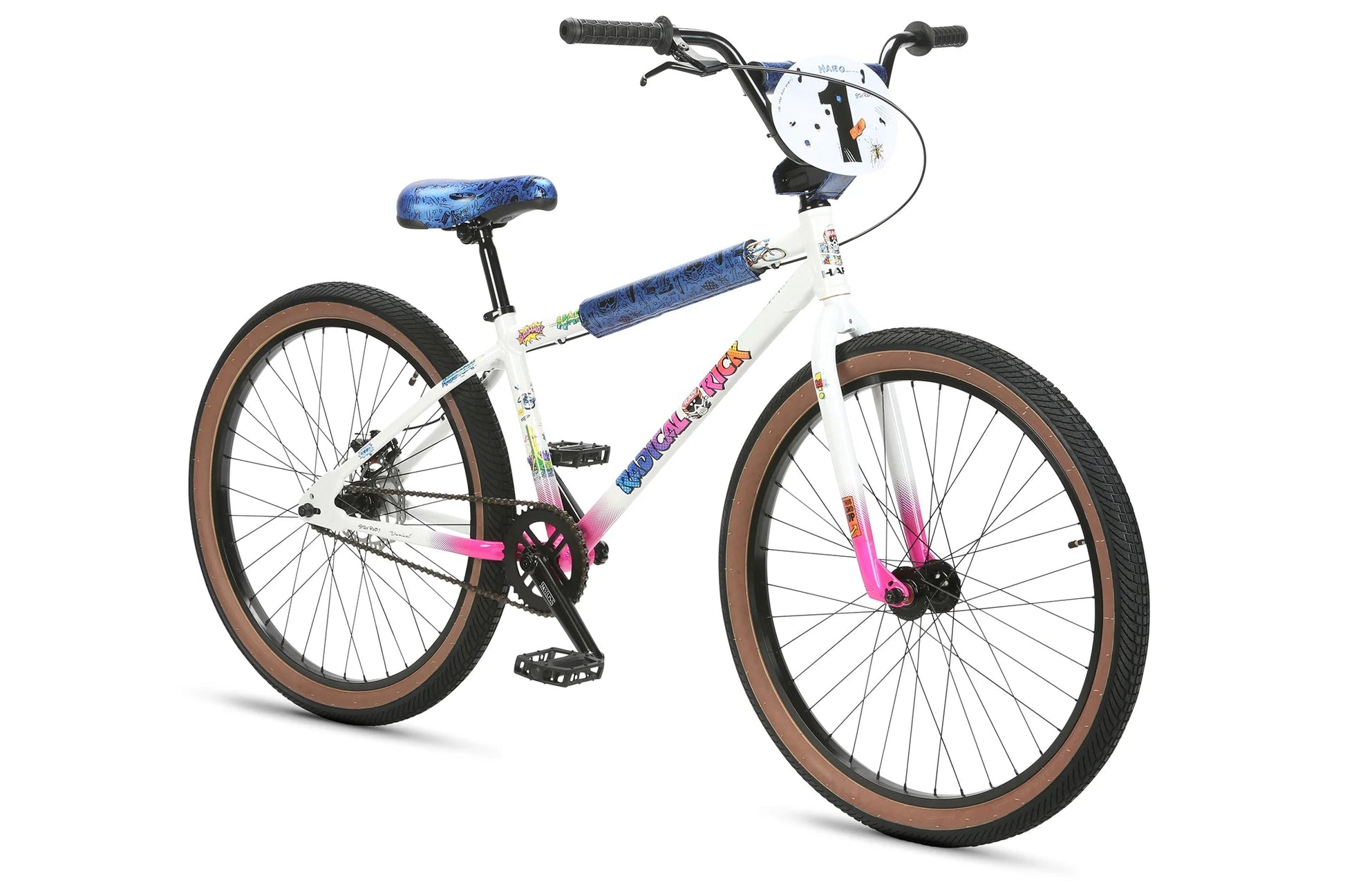 Haro BMX Bikes White Haro x Radical Rick 26 Inch Bike White