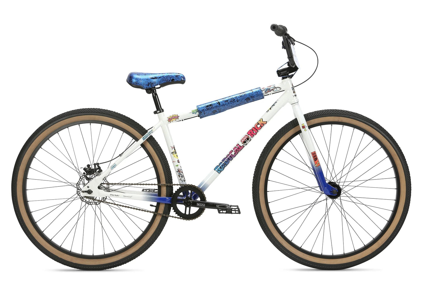 Haro BMX Bikes White Haro x Radical Rick 29 Inch Bike White