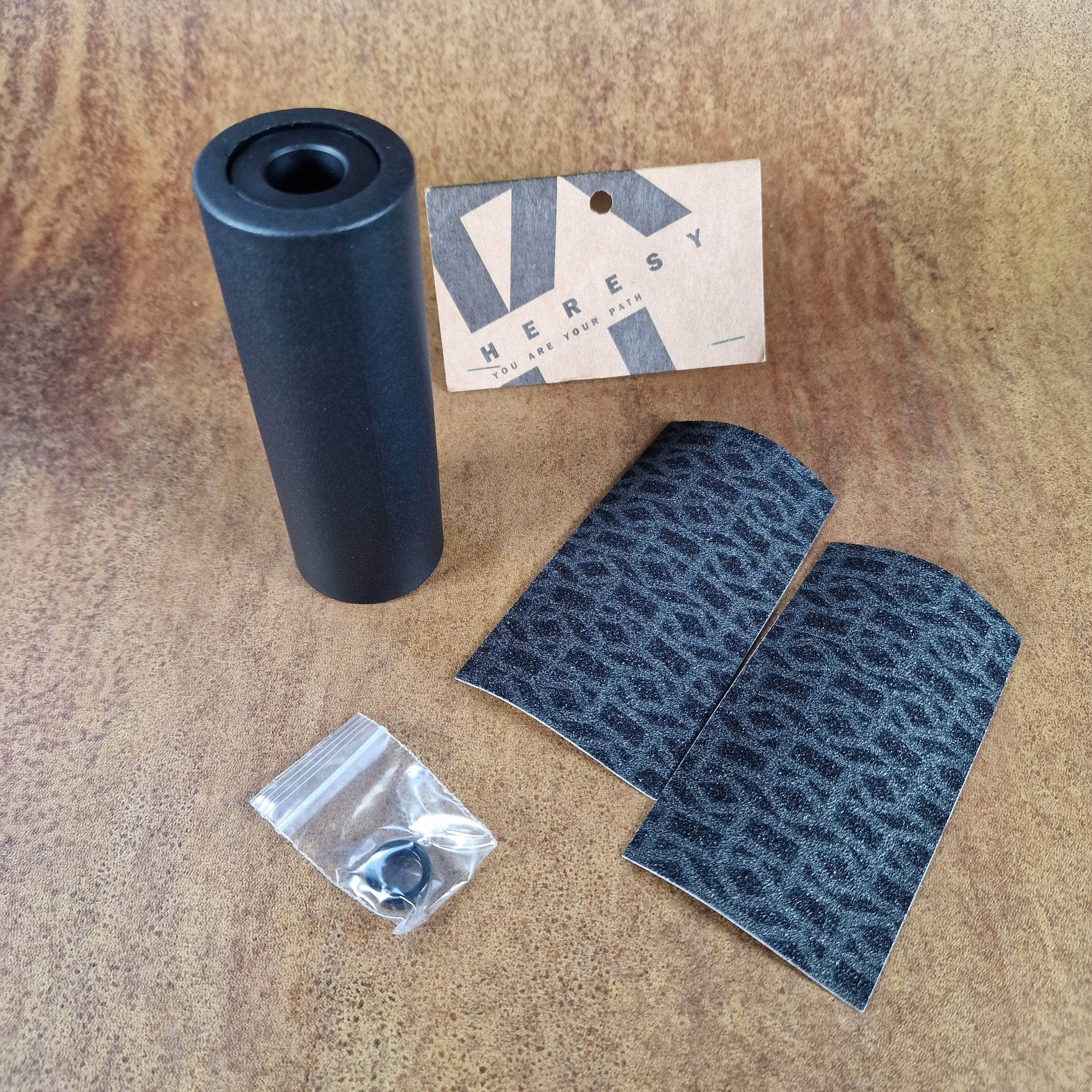 Heresy BMX Parts Black Heresy Cross Flatland Peg Single