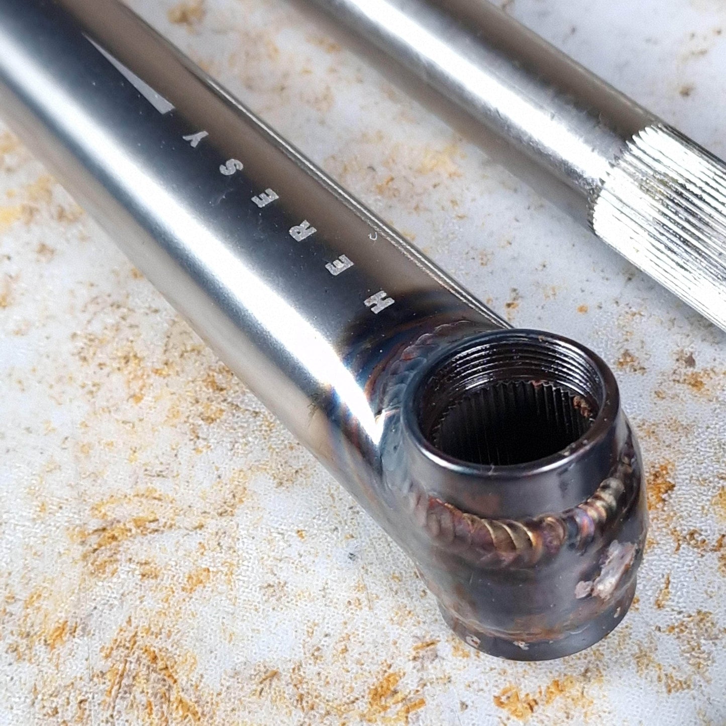 Heresy BMX Flatland Heresy Execution Titanium Spindle Spline Drive Cranks