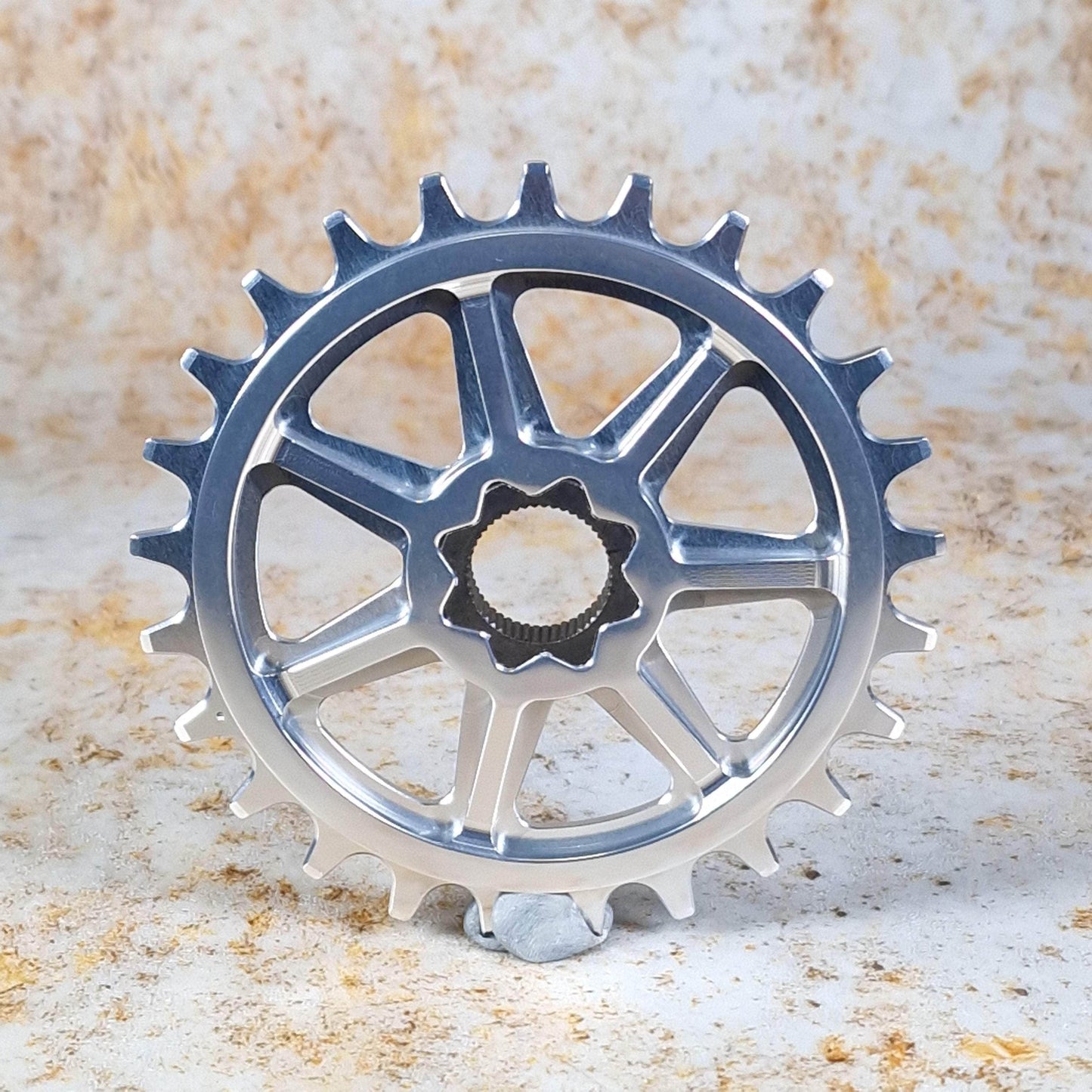 Heresy BMX Flatland 23T / Polished Heresy Thorns Spline Drive Sprocket