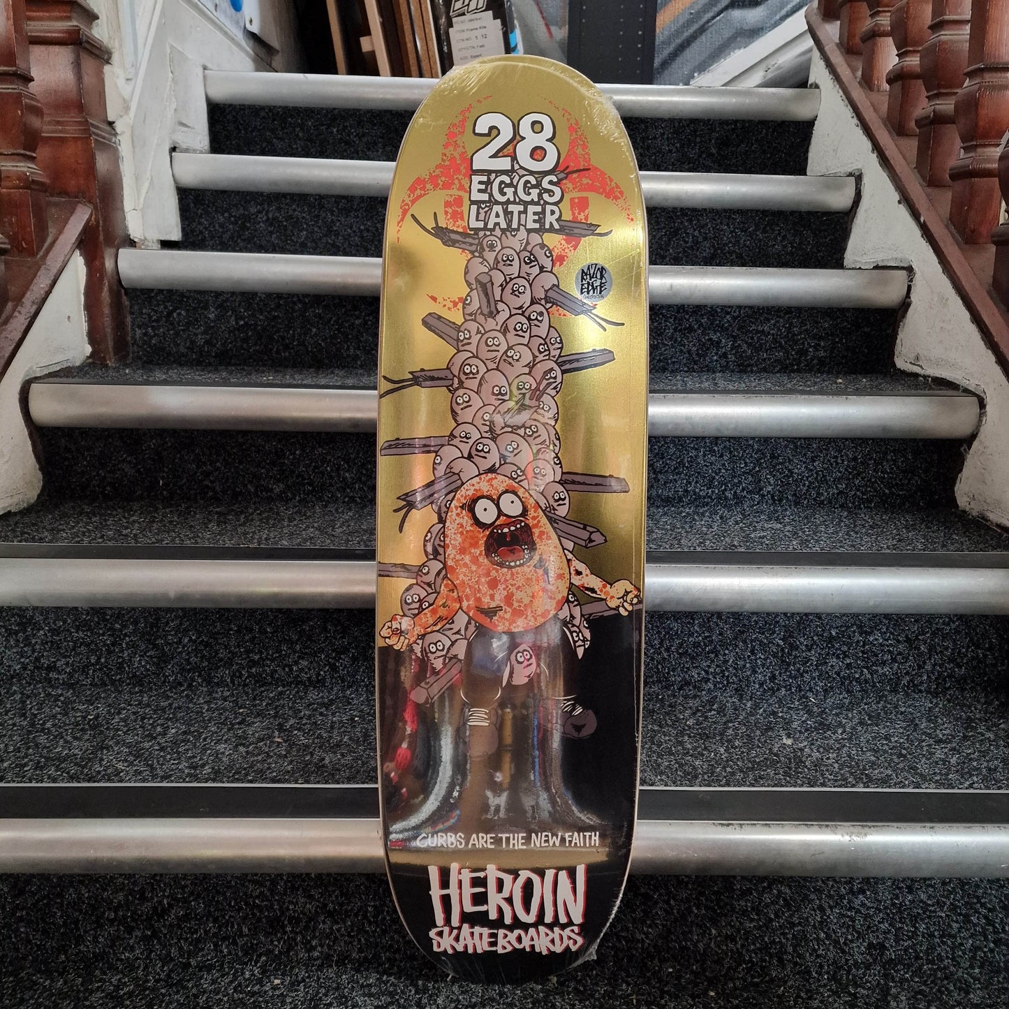 Heroin Skateboards Skateboards 9.0" Heroin 28 Eggs 9.0” Skateboard Deck
