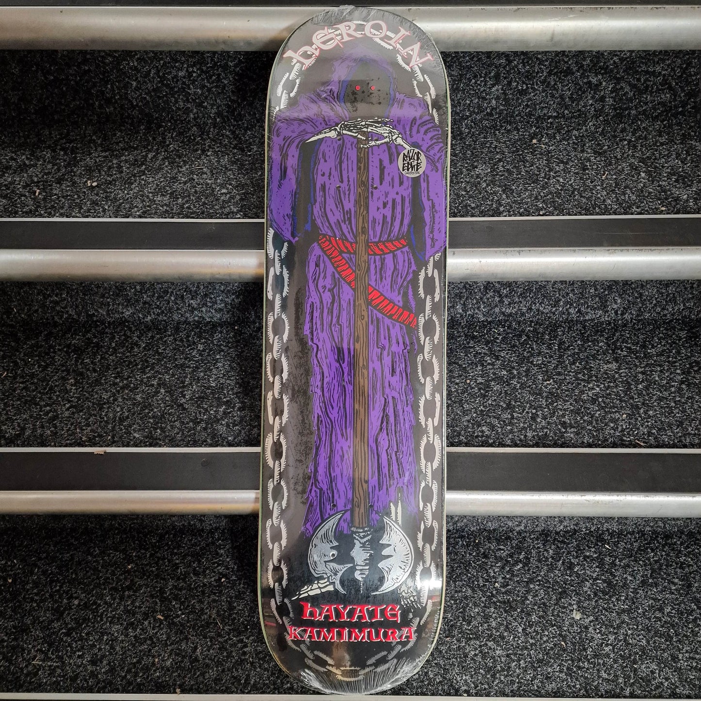 Heroin Skateboards Skateboards 8.25" Heroin Hayate Axeman 8.25" Skateboard Deck