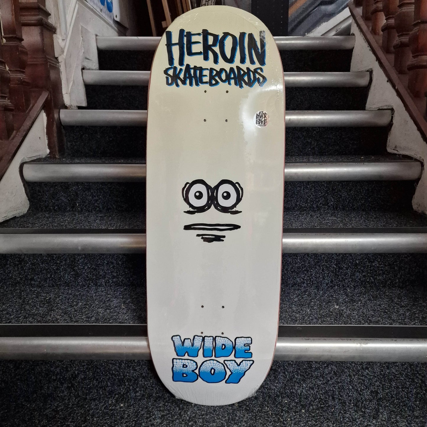 Heroin Skateboards Skateboards 10.75" Heroin Wide Boy Face 10.75" Skateboard Deck