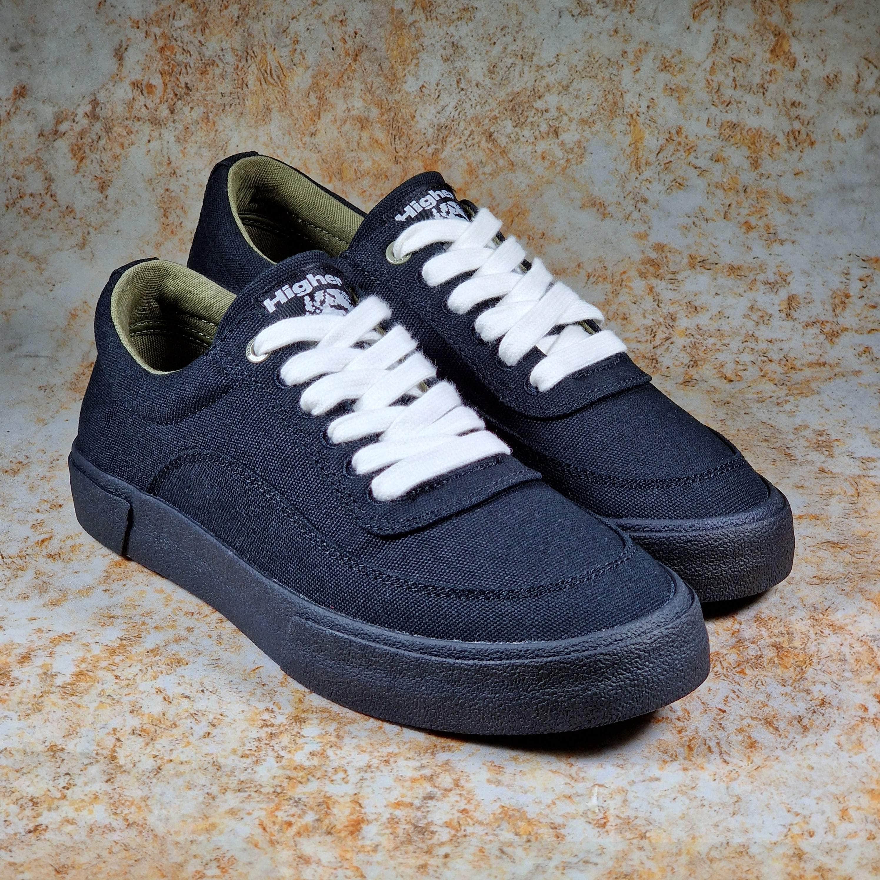 Higher Crypt BMX Shoes Canvas Black | Alans BMX