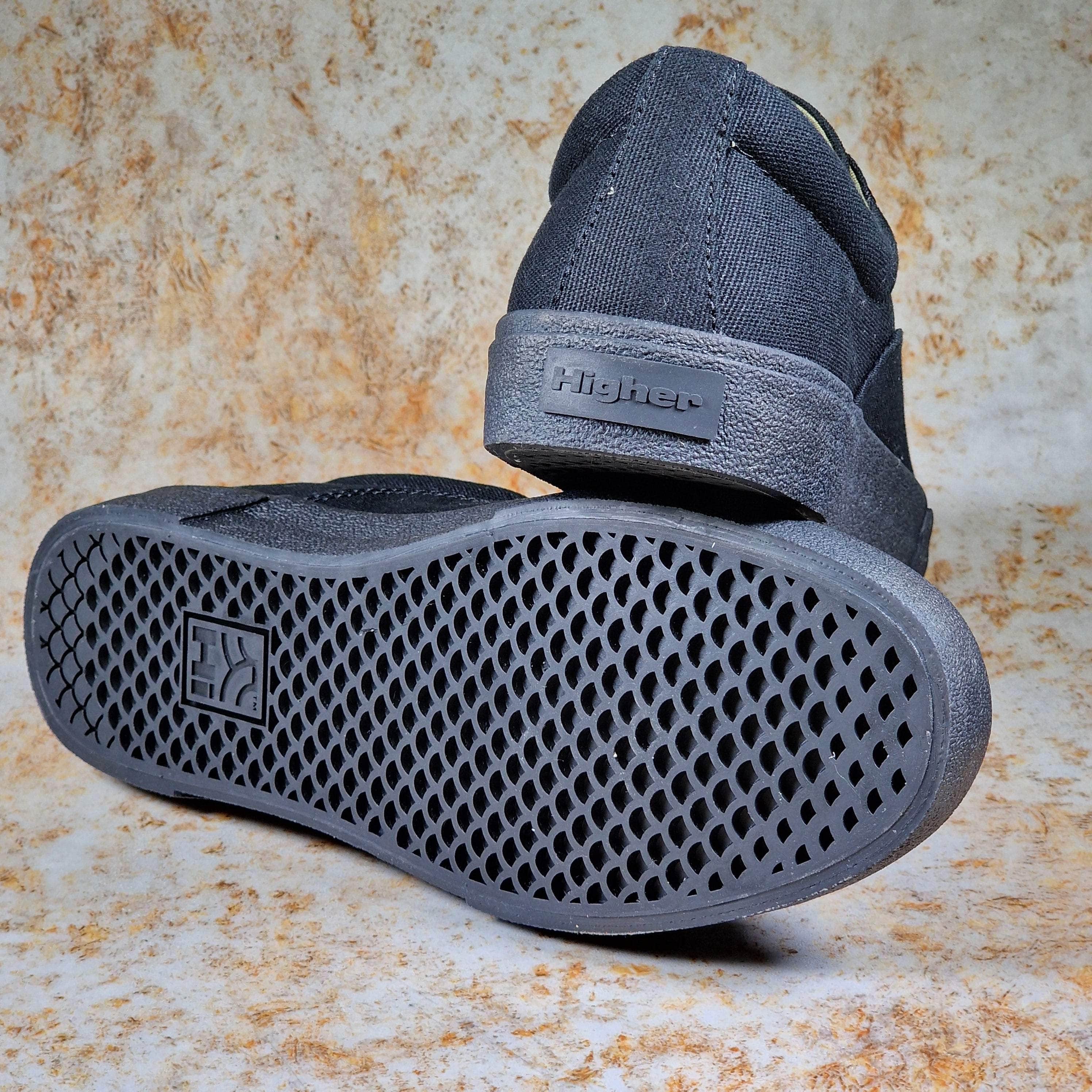 Higher Crypt BMX Shoes Canvas Black | Alans BMX