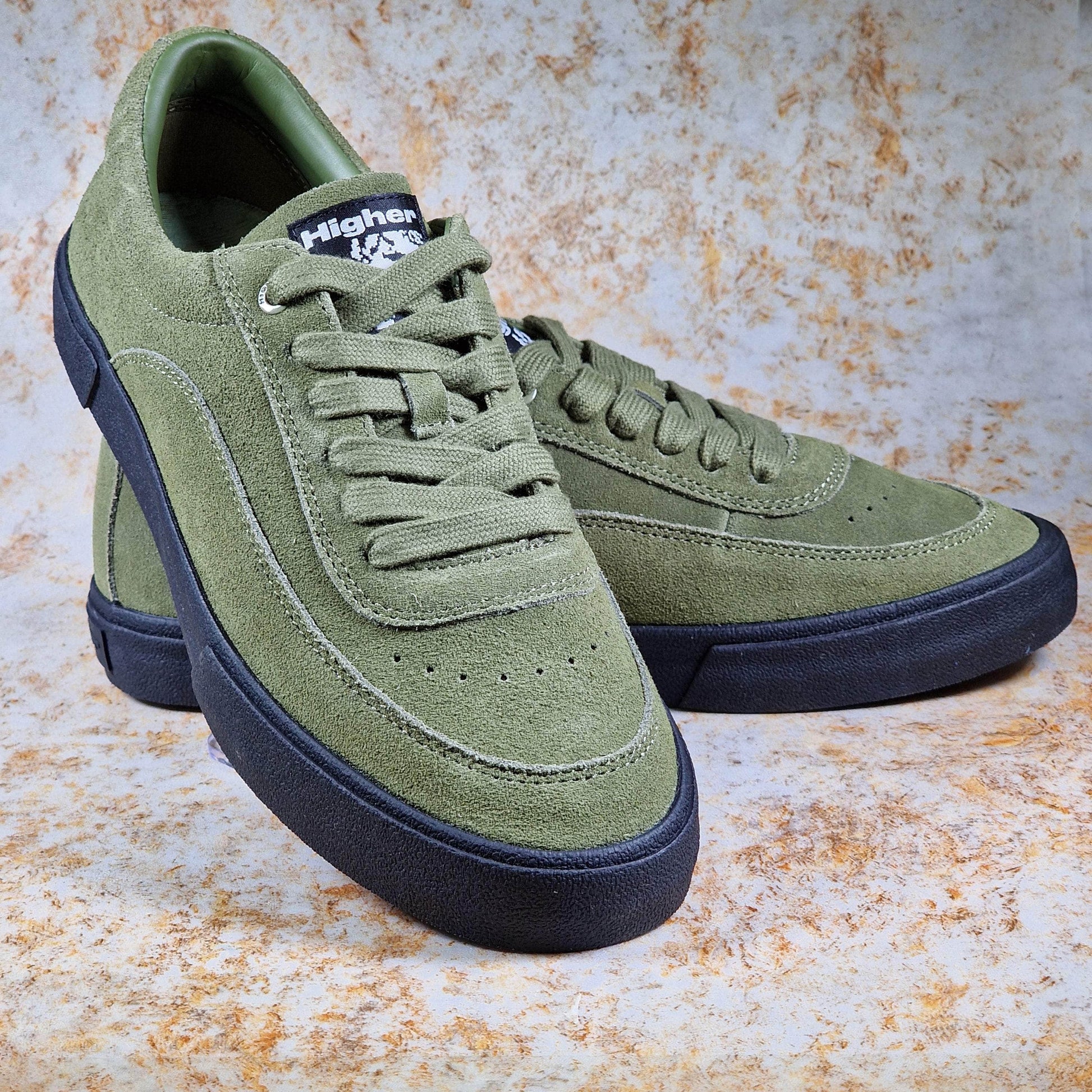 Higher Clothing & Shoes Higher Crypt Shoes Suede Olive