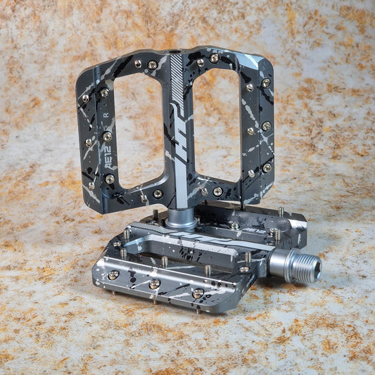 HT Components BMX Racing Grey Camo HT Components AE12 Junior BMX Race Pedals