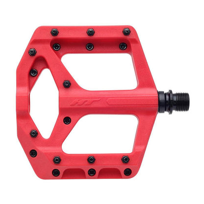 HT Components BMX Parts Red HT Components PA-32A Supreme-C Plastic Pedals