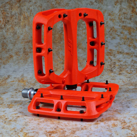 HT Components BMX Parts HT PA03A Sealed Bearing Nylon Pedals with Replaceable Pins