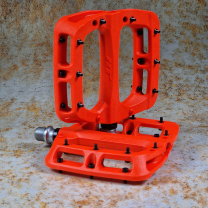 HT Components BMX Parts HT PA03A Sealed Bearing Nylon Pedals with Replaceable Pins