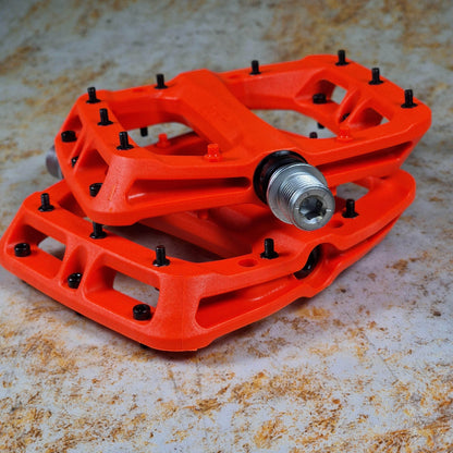 HT Components BMX Parts HT PA03A Sealed Bearing Nylon Pedals with Replaceable Pins