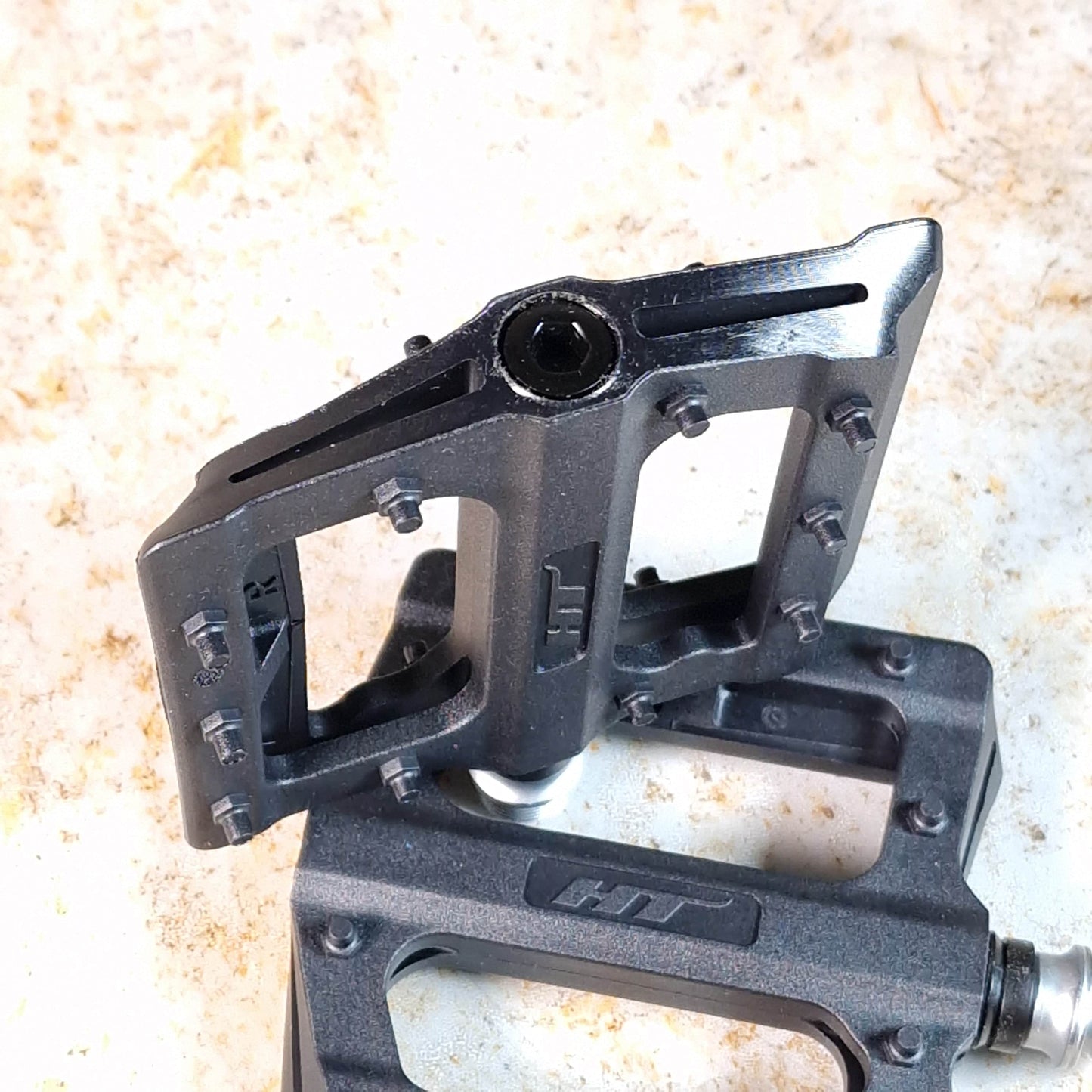 HT Components BMX Parts Black / 9/16" HT PA12 Pedals Black