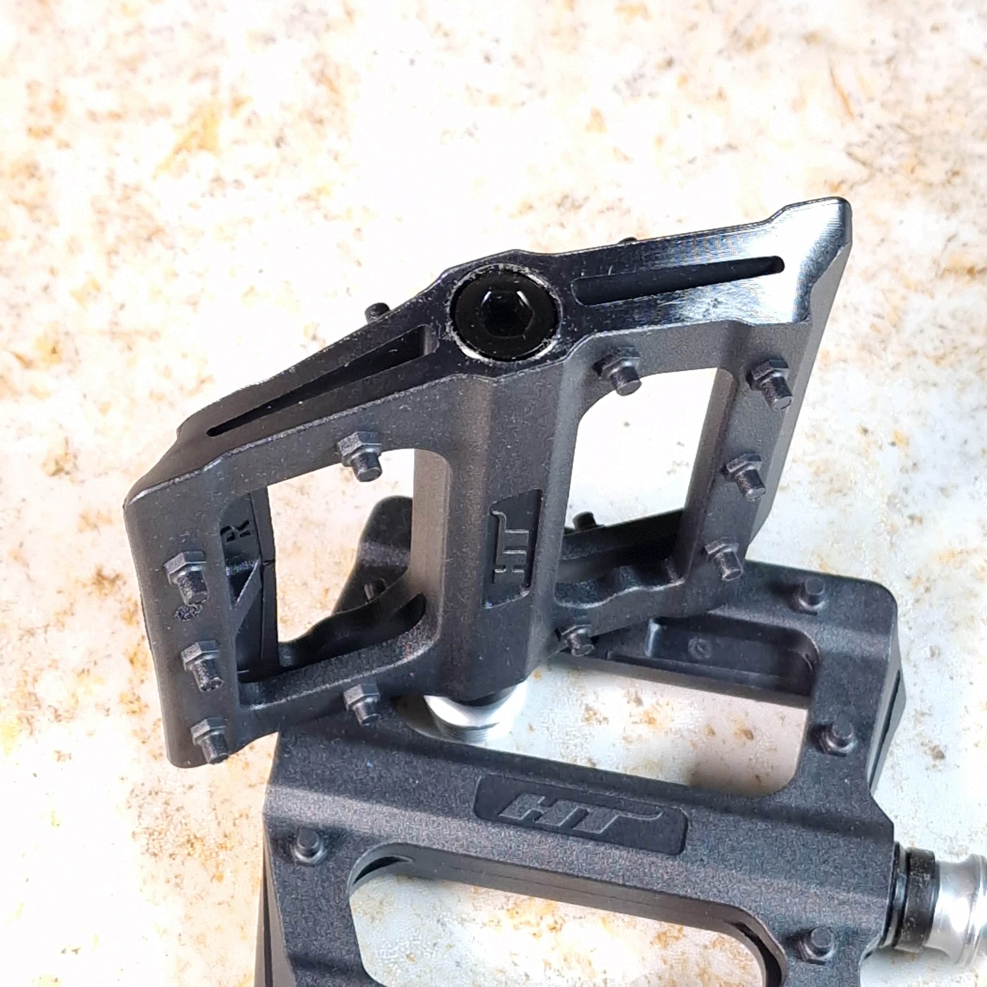 HT Components BMX Parts Black / 9/16" HT PA12 Pedals Black