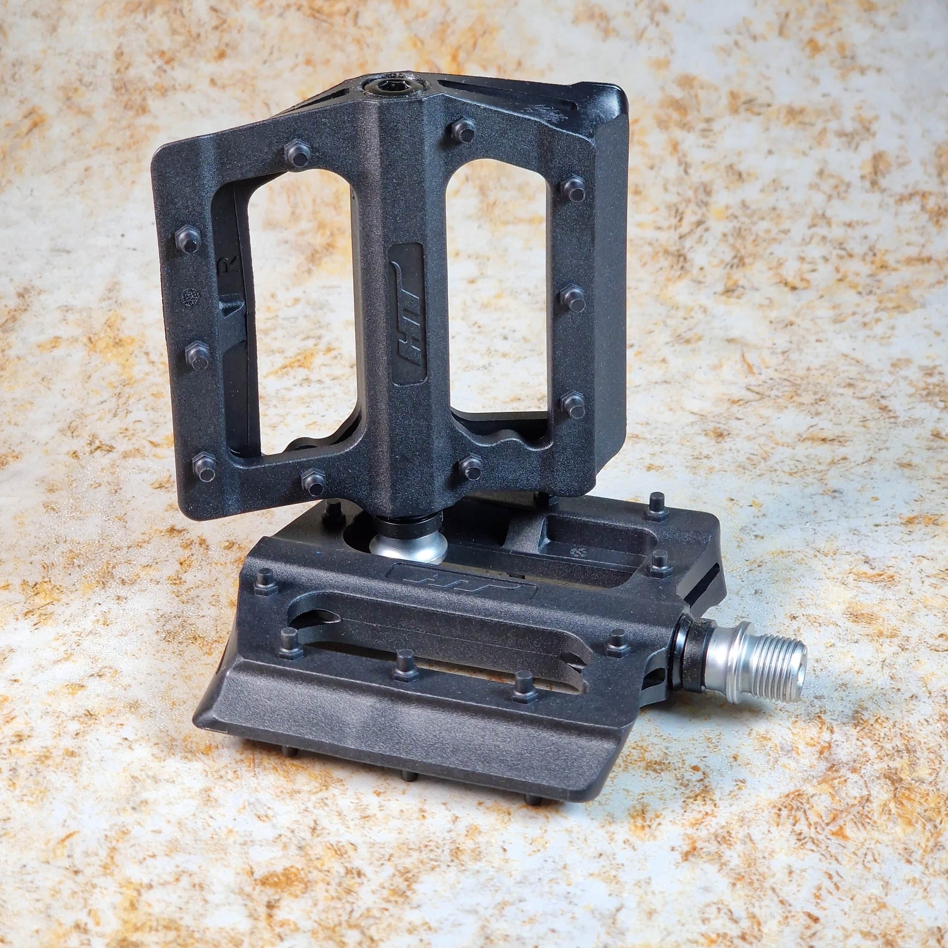 HT PA12 Pedals Black