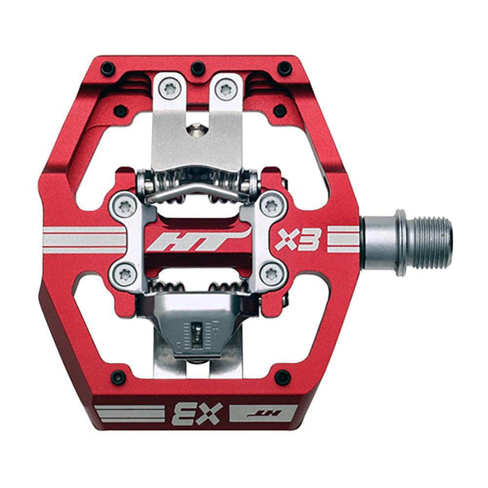 HT Components BMX Racing Red HT X3 Clipless BMX Race Pedals