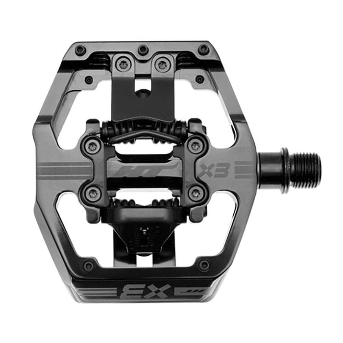 HT Components BMX Racing Stealth Black HT X3 Clipless BMX Race Pedals