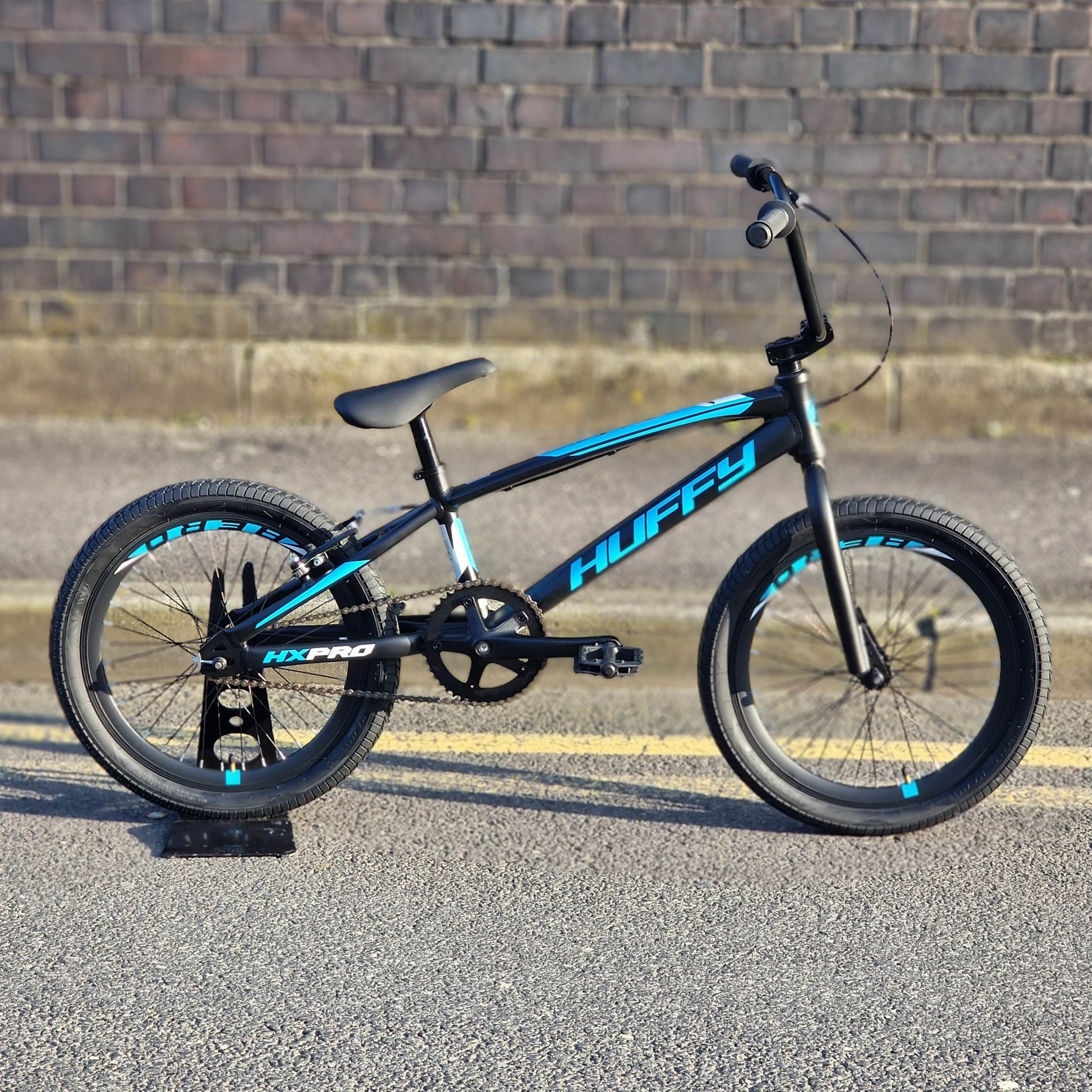 Huffy HX Pro Racer BMX Race Bike Black / Blue | Alans BMX