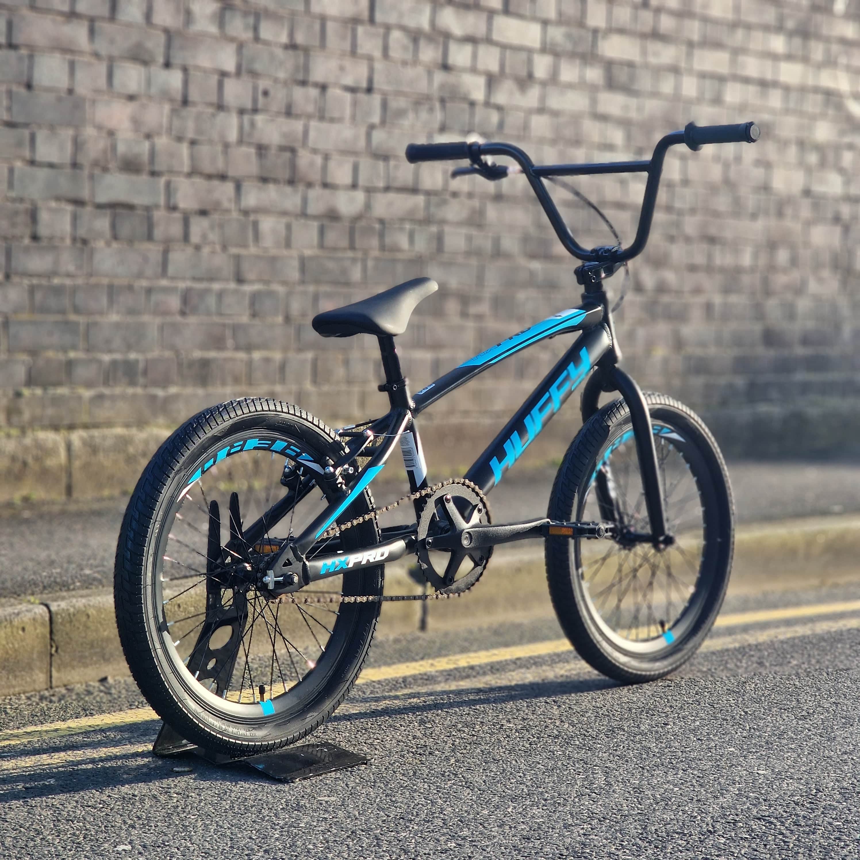 Huffy HX Pro Racer BMX Race Bike Black / Blue | Alans BMX