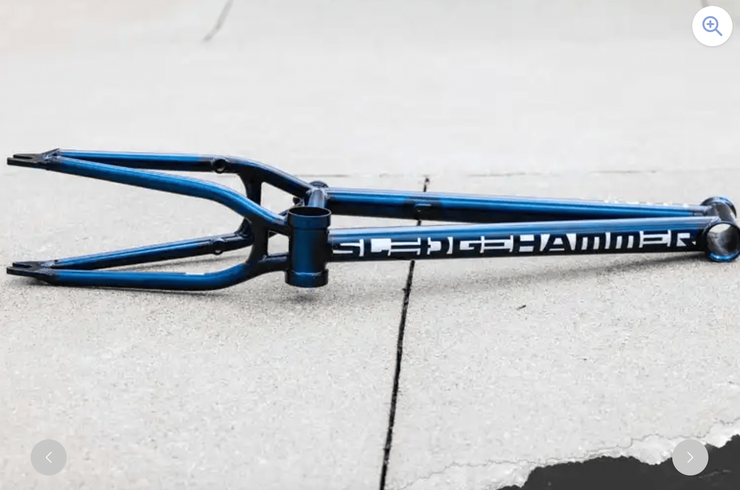 Huffy BMX Parts Huffy Sledgehammer Frame Rico Blue