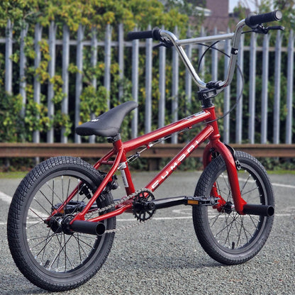 Huffy BMX Bikes Candy Red / 16.75 Huffy Symbol 16 Inch Bike Candy Red