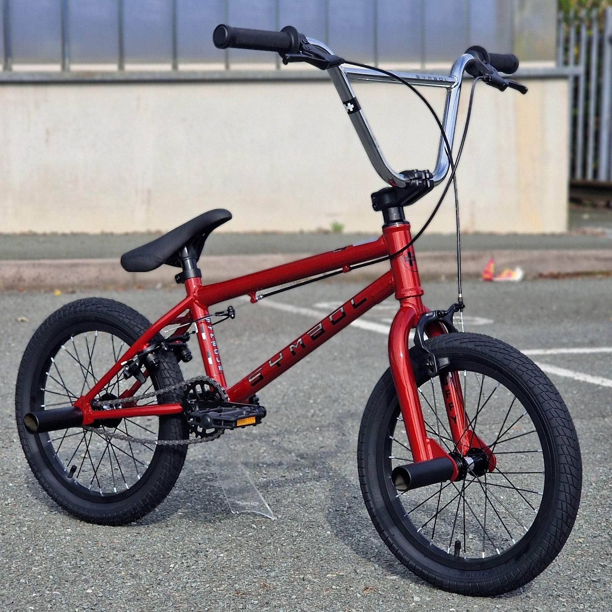 Huffy Symbol 16 Inch Kids BMX Bike Candy Red