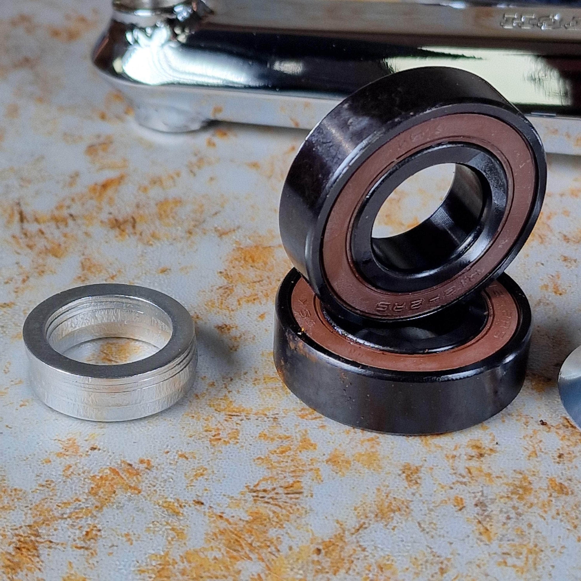 Hutch Old School BMX Chrome / 175mm Hutch Aerospeed Cranks Chrome