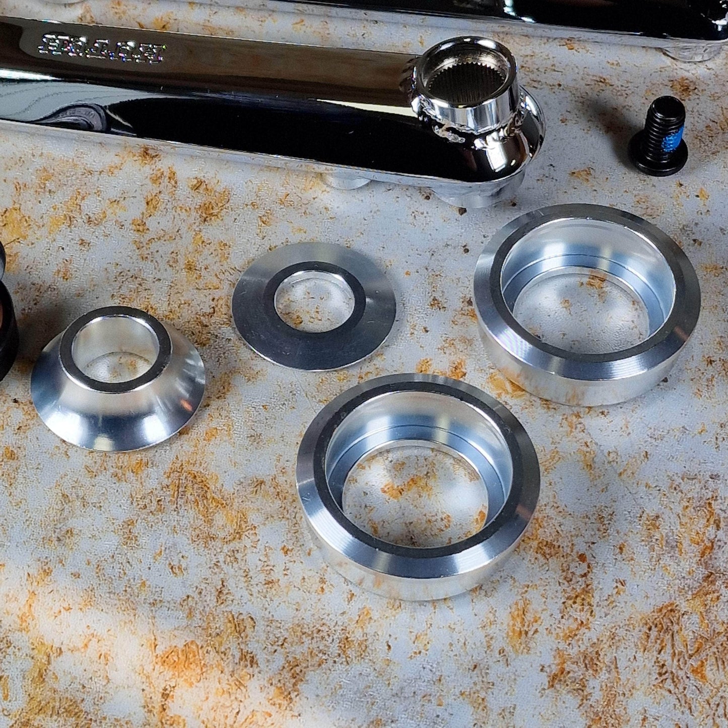 Hutch Old School BMX Chrome / 175mm Hutch Aerospeed Cranks Chrome