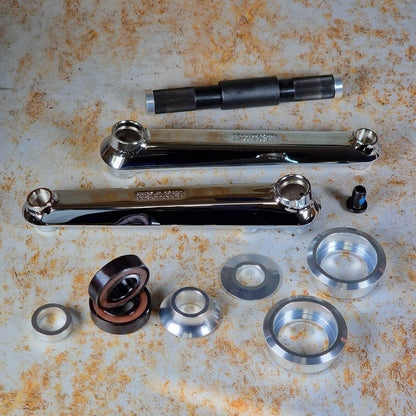 Hutch Old School BMX Chrome / 175mm Hutch Aerospeed Cranks Chrome