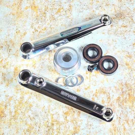 Hutch Old School BMX Chrome / 175mm Hutch Aerospeed Cranks Chrome