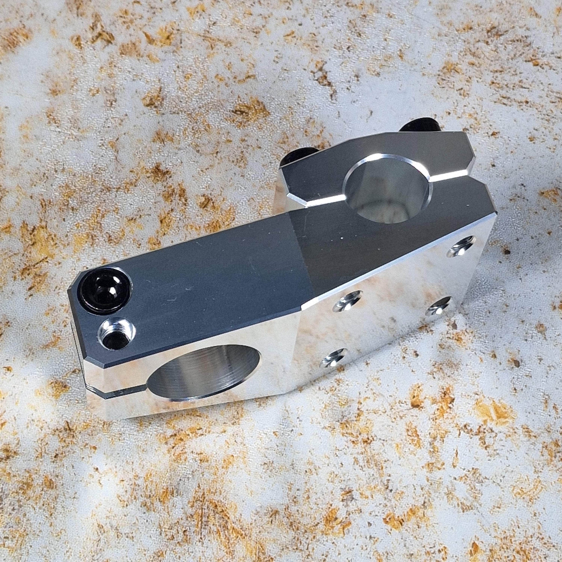 Hutch BMX Parts Hutch H Clamp On Stem Chrome