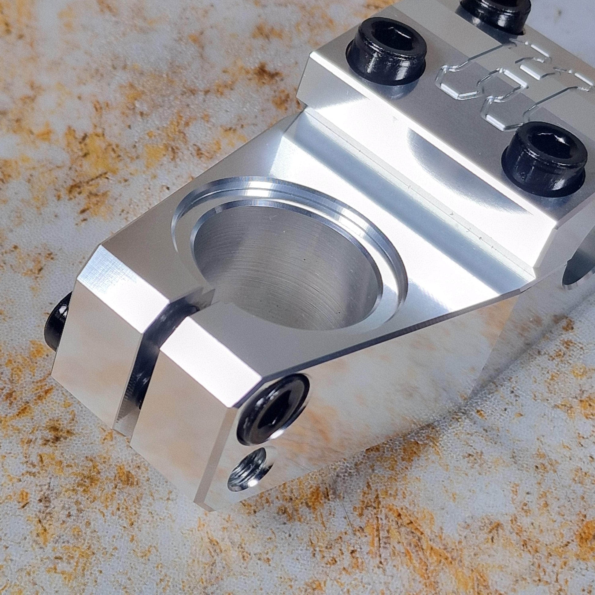 Hutch BMX Parts Hutch H Clamp On Stem Chrome