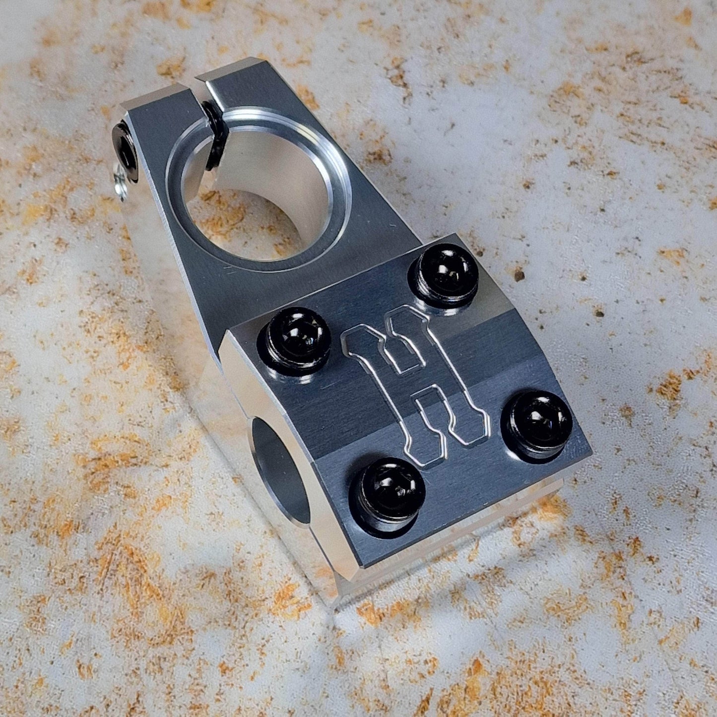 Hutch BMX Parts Hutch H Clamp On Stem Chrome