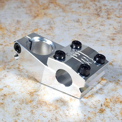 Hutch BMX Parts Hutch H Clamp On Stem Chrome