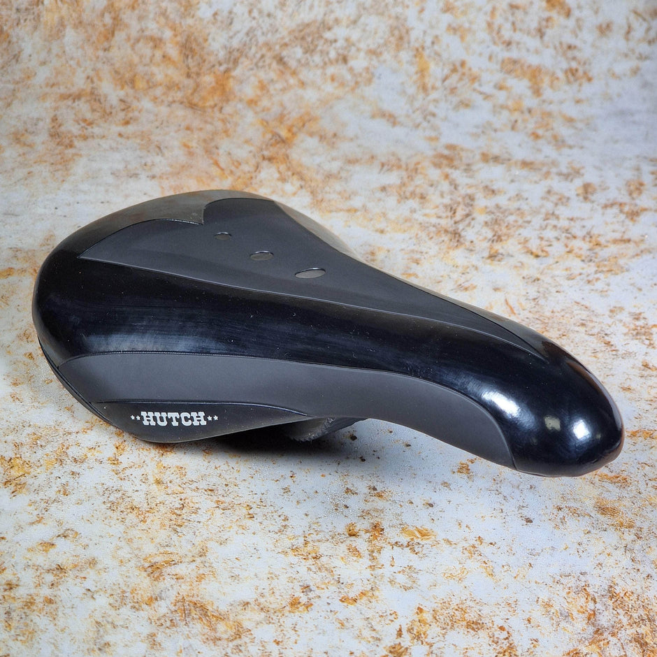Protection De Tube Supérieur BMX Hutch Vintage - Blanc/logos Noirs - USA