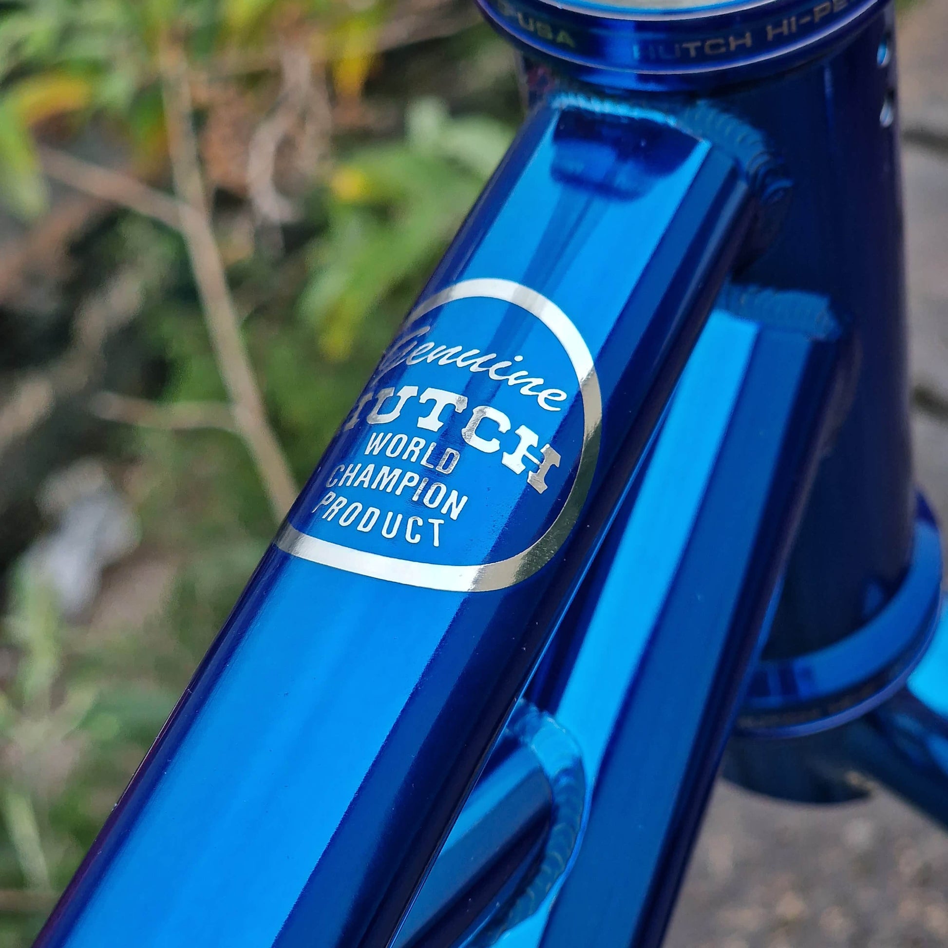 Hutch Old School BMX Hutch Trick Star 20" Frame and Fork Candy Blue