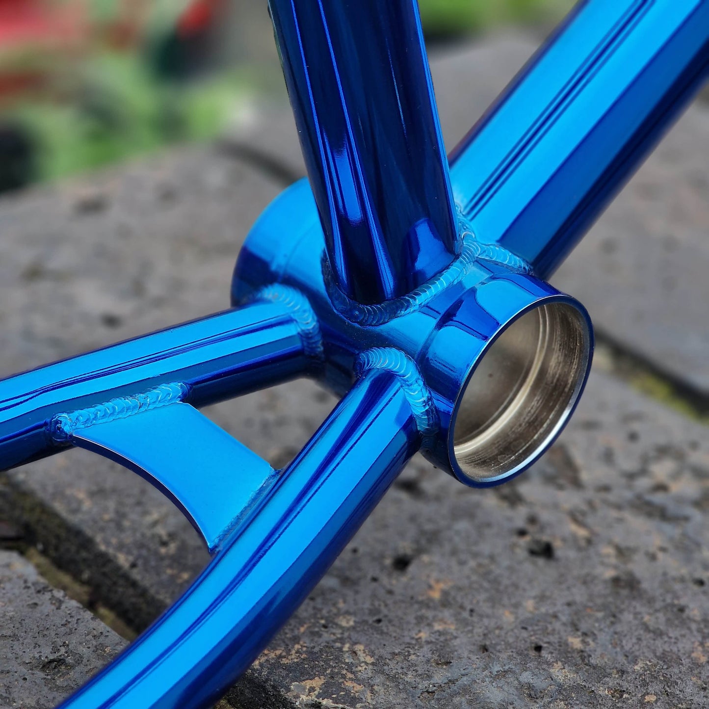 Hutch Old School BMX Hutch Trick Star 20" Frame and Fork Candy Blue