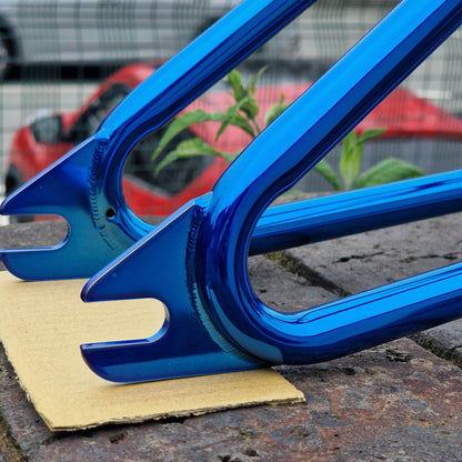 Hutch Old School BMX Hutch Trick Star 20" Frame and Fork Candy Blue