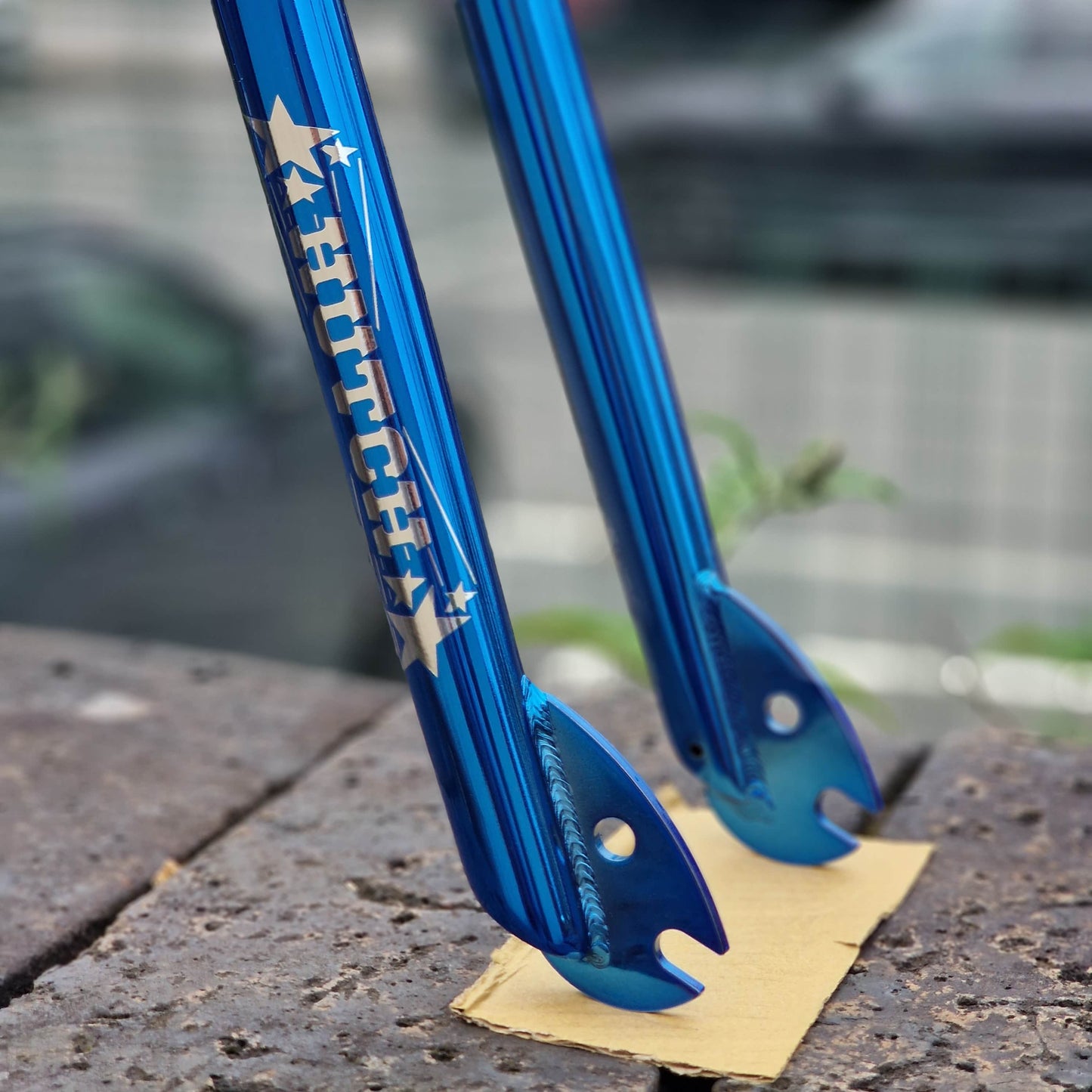 Hutch Old School BMX Hutch Trick Star 20" Frame and Fork Candy Blue
