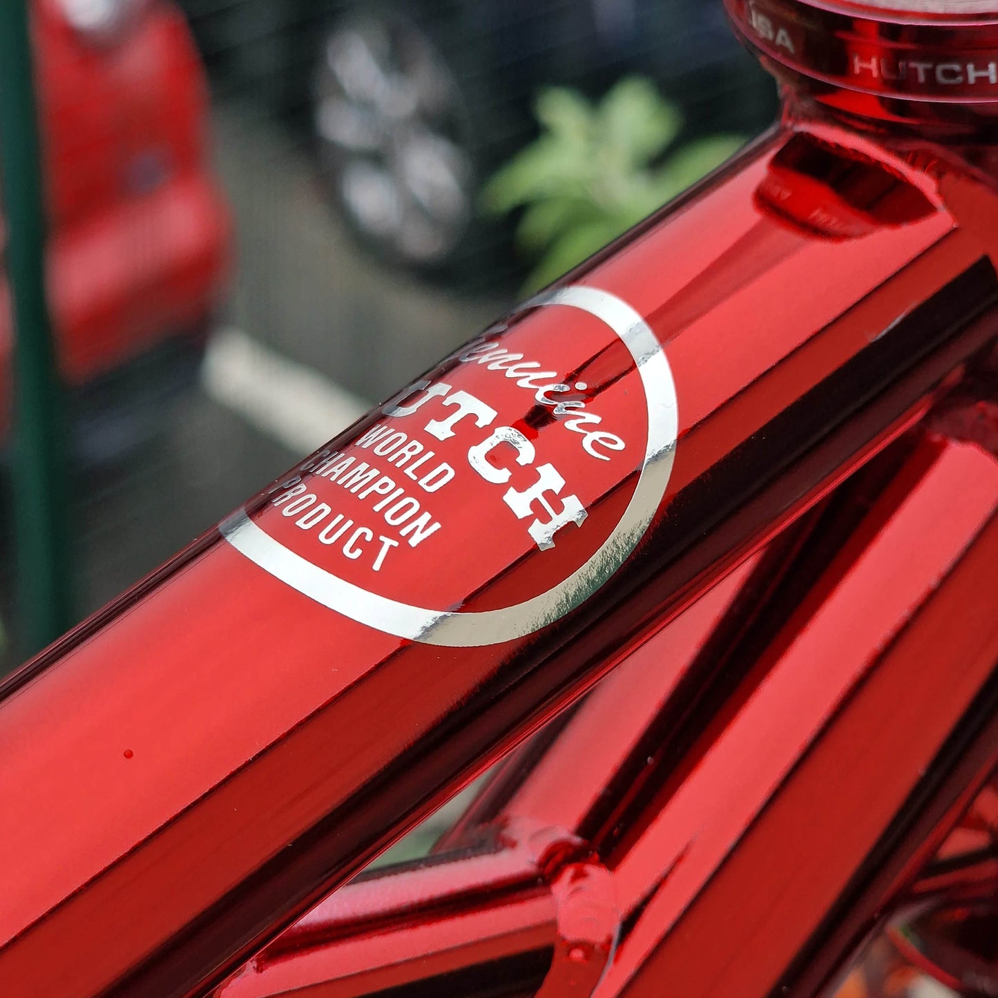 Hutch Old School BMX Hutch Trick Star 20" Frame and Fork Candy Red